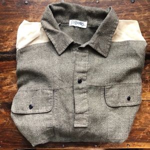 Mens Alexxus corduroy donegal vintage shirt